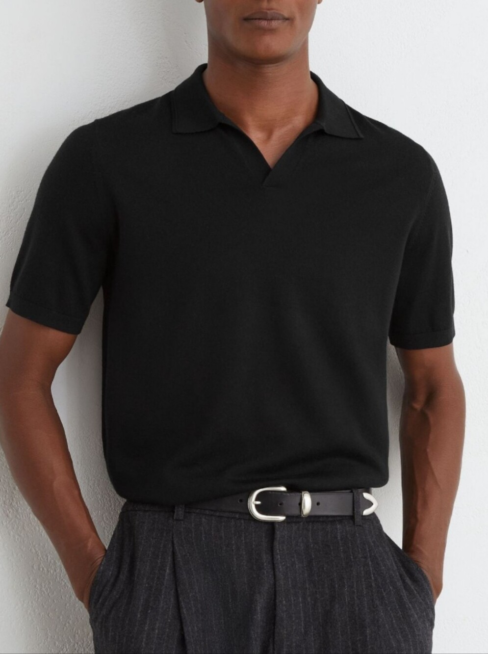 Reiss Duchie Merino Wool Polo Shirt